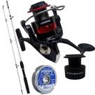 Molinete Marine Prisma 4000 5 Rolamentos Vara E Linha
