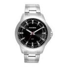 Mondaine Masculino Prata Fundo Preto 5 ATM 99768G0MVNE1