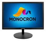 Monitor 19 Polegadas Preto Led Mn19r1 Monocron 75hz Hdmi Vga