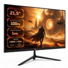 Monitor 21,5 Polegadas Full HD IPS 100Hz 1ms HDMI VGA VESA 75x75 Bivolt Alta Performance Estudos Jogos Setup Gamer