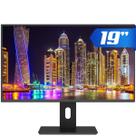 Monitor 3Green Pro 1953G, 19 Pol, Ergonômico Ajuste de altura, Rotação Vertical, LED, HD+, Widescreen, 75Hz, 2ms, HDMI/VGA