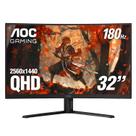 Monitor AOC CQ32G4VE 32 polegadas 2K QHD 180 Hz curvado sem moldura