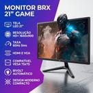 Monitor BRX MBRX21BK 21 LED HD Gamer para Jogos e Trabalho
