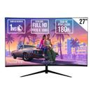 Monitor curvo led gamer brazilpc 27" full hd 180hz preto