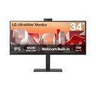 Monitor Curvo LG 34 UltraWide 60Hz IPS 5ms HDMI DP 34BA85QEB.AWZM