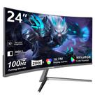 Monitor Curvo Raywego 24 polegadas 3000R FHD 100Hz HDMI x2