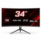 Monitor Curvo Ultrawide 34 Pol 165Hz 1ms VA HDMI DisplayPort FreeSync G-Sync DELTA-M3422AUC PRO Monitor Curvo Ultrawide 34 Pol 165Hz 1ms VA HDMI DisplayPort FreeSync G-Sync DELTA-M3422AUC PRO