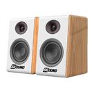 Monitor de Áudio Ssound SS-003 80W RMS Bluetooth/Optical/USB/RCA-Branco
