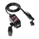Monitor de bateria USB 3.1A duplo para motocicleta MOTOPOWER MP0608A Monitor de bateria USB 3.1A duplo para motocicleta MOTOPOWER MP0608A
