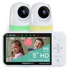 Monitor de bebê Babysense Prisma com câmera e áudio de vídeo HD de 5"