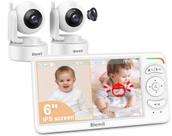 Monitor de Bebê Blemil 6 - 2 Câmeras, Bateria 30h, Alcance de 150m