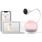 Monitor de bebê CHILLAX Baby Mood Plus 1080p HD com instrutor de sono