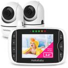 Monitor de Bebê HelloBaby HB65 com 2 Câmeras e Visão Noturna