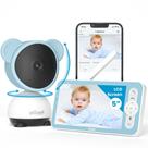 Monitor de Bebê iEGeek 1080P WiFi 5" com Visão Noturna