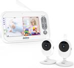 Monitor de Bebê JouseCu B024-2T com 2 Câmeras e Tela LCD de 4,3"