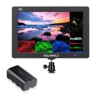 Monitor de campo da câmera FEELWORLD T7 Full HD de 7 polegadas com bateria
