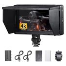 Monitor de campo da câmera Godox GM55 de 5,5 polegadas 4K HDMI 410nit