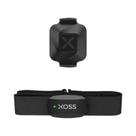 Monitor De Frequência Cardíaca Sem Fio Bluetooth ANT+ Com Cinta Peitoral Para Ciclismo, Corrida E