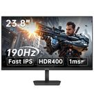 Monitor de jogos KTC 24 polegadas 190 Hz/180 Hz FHD 1080P HDR 400