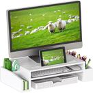 Monitor de mesa Stand Riser Simple Houseware White