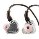 Monitor de ouvido Linsoul 7Hz x Crinacle Zero:2 Silver com microfone