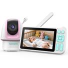 Monitor de vídeo para bebês Cyanpink 5" HD 1080p Night Vision