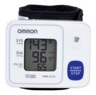 Monitor digital de pressão arterial de pulso Omron com sensor de posição branco