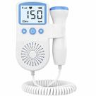 Monitor Fetal Doppler Portátil Digital Azul com Alto-Falante Embutido e Saída para Fones de Ouvido Monitor Fetal Doppler Portátil Digital Azul com Alto-Falante Embutido e Saída para Fones de Ouvido