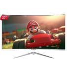 Monitor gamer 27 branco curvo nyx 5ms bluecase fhd 100hz hdmi vga freesync