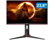 Monitor Gamer AOC 23,8" Full HD HDMI 165Hz 1ms 24G2S/BK com Ajuste de Altura