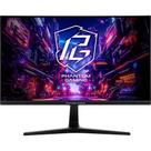 Monitor Gamer ASRock Phantom 25"", FHD, 180Hz, 1ms, IPS, FreeSync Premium, DisplayPort e HDMI, Preto - PG25FFT