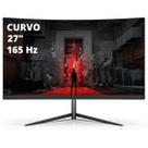 Monitor Gamer Curvo 27 Polegadas 165 Hz Full HD Preto Bright