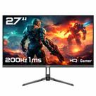 Monitor Gamer HQ Ultra 27” IPS 200Hz, 1ms, Full HD, FreeSync, HDMI + DisplayPort, Frameless HQ24IP200