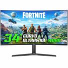 Monitor gamer hyper wide duex 34 wquadhd dxpro340p hdr 180hz curvo preto