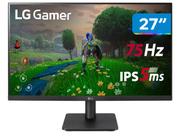 Monitor Gamer LG 27 Full HD, IPS, HDMI e VESA, FreeSync, Ajuste de Ângulo, Bordas Finas - 27MP400-B