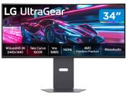 Monitor Gamer LG 34G600A-B Curvo 34” QuadHD 2K Preto UltraGea