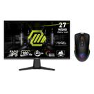 Monitor Gamer MSI MAG 275QF 27" Quad HD 180Hz IPS + Mouse - Preto