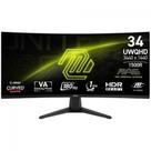 Monitor Gamer MSI MAG 34 Pol UltraWide, UWQHD VA, 1ms, 180Hz