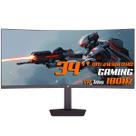 Monitor Gamer SuperFrame Enterprise, 34 Pol, Curvo, UltraWide Quad HD, VA, 1ms, 180Hz, Free-Sync/G-Sync, SF-MN-ETP34QUVCD2C Monitor Gamer SuperFrame Enterprise, 34 Pol, Curvo, UltraWide Quad HD, VA, 1ms, 180Hz, Free-Sync/G-Sync, SF-MN-ETP34QUVCD2C
