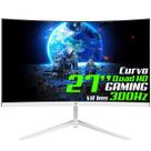 Monitor Gamer SuperFrame Vision, 27 Pol, Curvo, Full HD, VA, 1ms, 300Hz, FreeSync, HDMI/DP, Branco, SF-MN-VSN27FVCFW1B