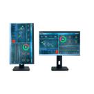 Monitor Holy Dragon RVN 24" com Ajuste de Altura e Rotação 90 Pivot, HDMI, VGA, Sem Bordas - Preto