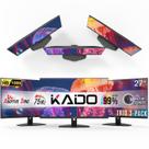 Monitor Kado E27 Trio 27" 75 Hz Full HD, 3 unidades Monitor Kado E27 Trio 27" 75 Hz Full HD, 3 unidades