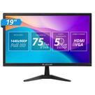 Monitor LED 19 Polegadas WXGA 1440x900 Com HDMI E VGA Para PC Desktop E Notebook