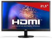 Monitor LED 21.5 AOC E2270SWHEN 21,5 LED FULL HD 1920X1080 Widescreen com VGA e HDMI Preto Monitor LED 21.5 AOC E2270SWHEN 21,5 LED FULL HD 1920X1080 Widescreen com VGA e HDMI Preto