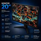 Monitor LED Tronos 20 Polegadas HDMI VGA HD VESA Preto Bivolt TRS20WV