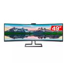 Monitor Philips 49" Superwide Curvo com Hello WEB CAM e USB-C - 499P9H/FG