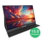 Monitor Portátil 15,6 Full HD IPS com Capa Protetora e Cabos BKY1