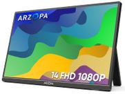 Monitor Portátil ARZOPA 14" FHD 1080P com Suporte