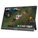 Monitor Portátil Arzopa A1M 17.3" FHD IPS 60Hz 103% sRGB HDMI USB-C Compatível PC PS5 Xbox Switch