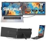 Monitor portátil Siaviala de 14" para laptop, extensor de pantalla FHD IPS